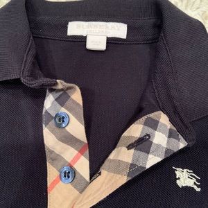 Burberry golf shirt - navy